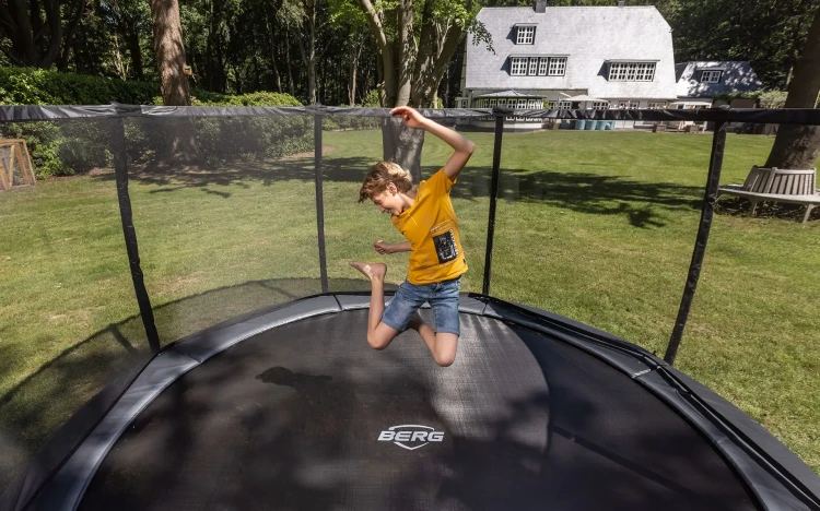 Trampolina BERG Champion InGround 430 Grey + Safety Net Deluxe