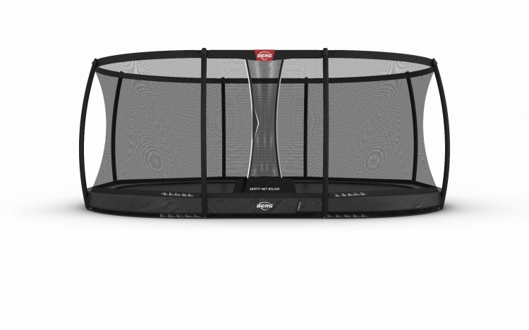 Trampolina BERG Grand Champion InGround 520 Grey + Safety Net Deluxe