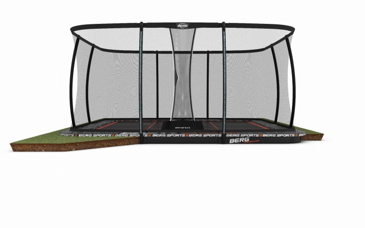 Trampolina BERG SPORTS Ultim Pro Bouncer FlatGround 5x5 + Safety Net XL