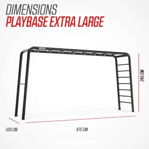 BERG PlayBase Extra Large - wymiary drabinki