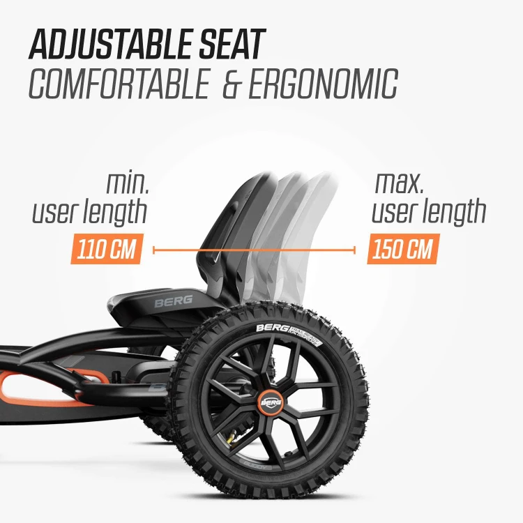 BERG Buddy Cross Black + Handbrake