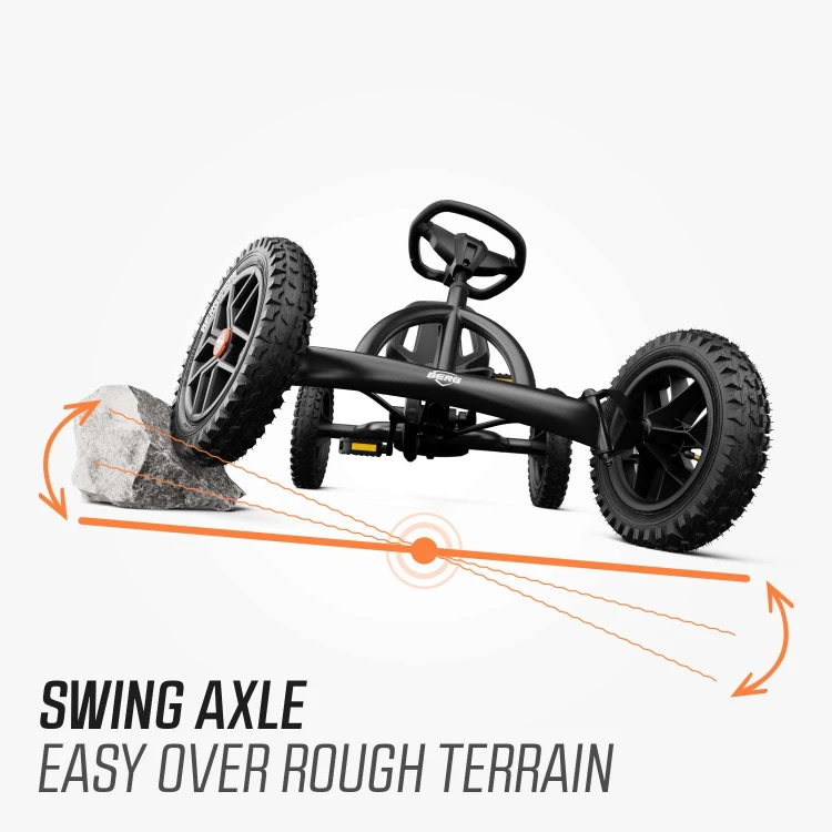 BERG Buddy Cross Black + Handbrake