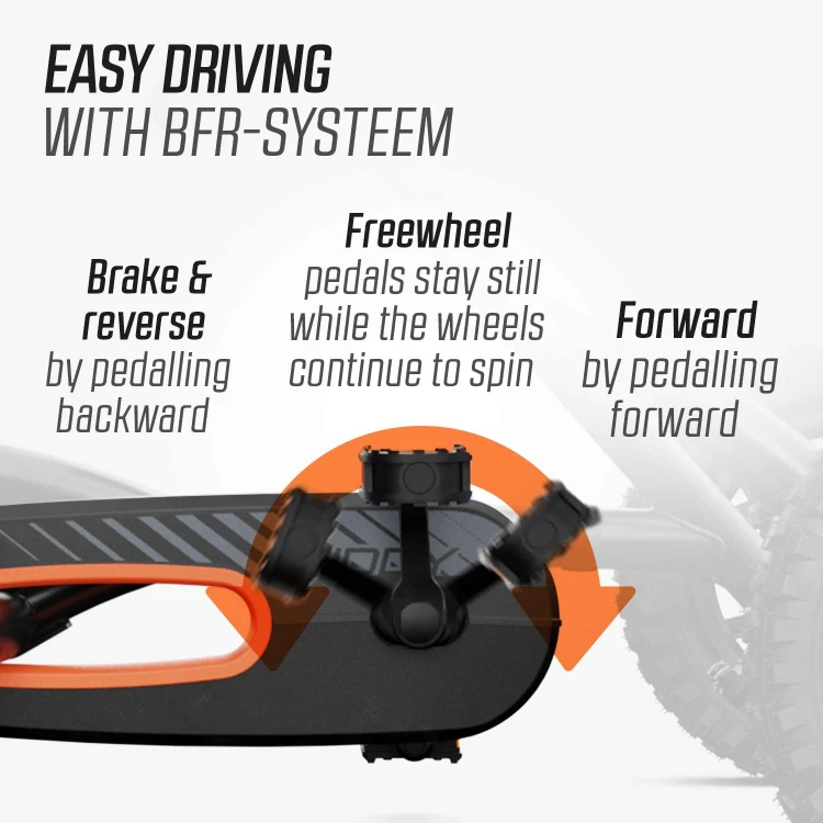 BERG Buddy Cross Black + Handbrake