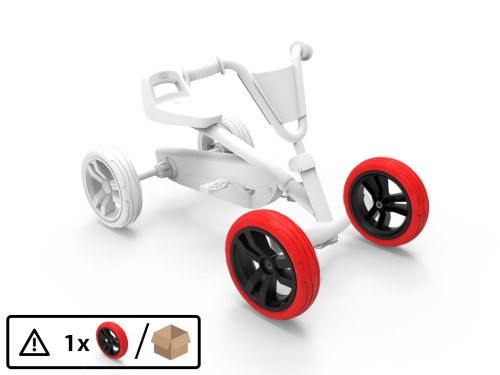 Koło przednie BERG Buzzy 9x2 - Black/Red