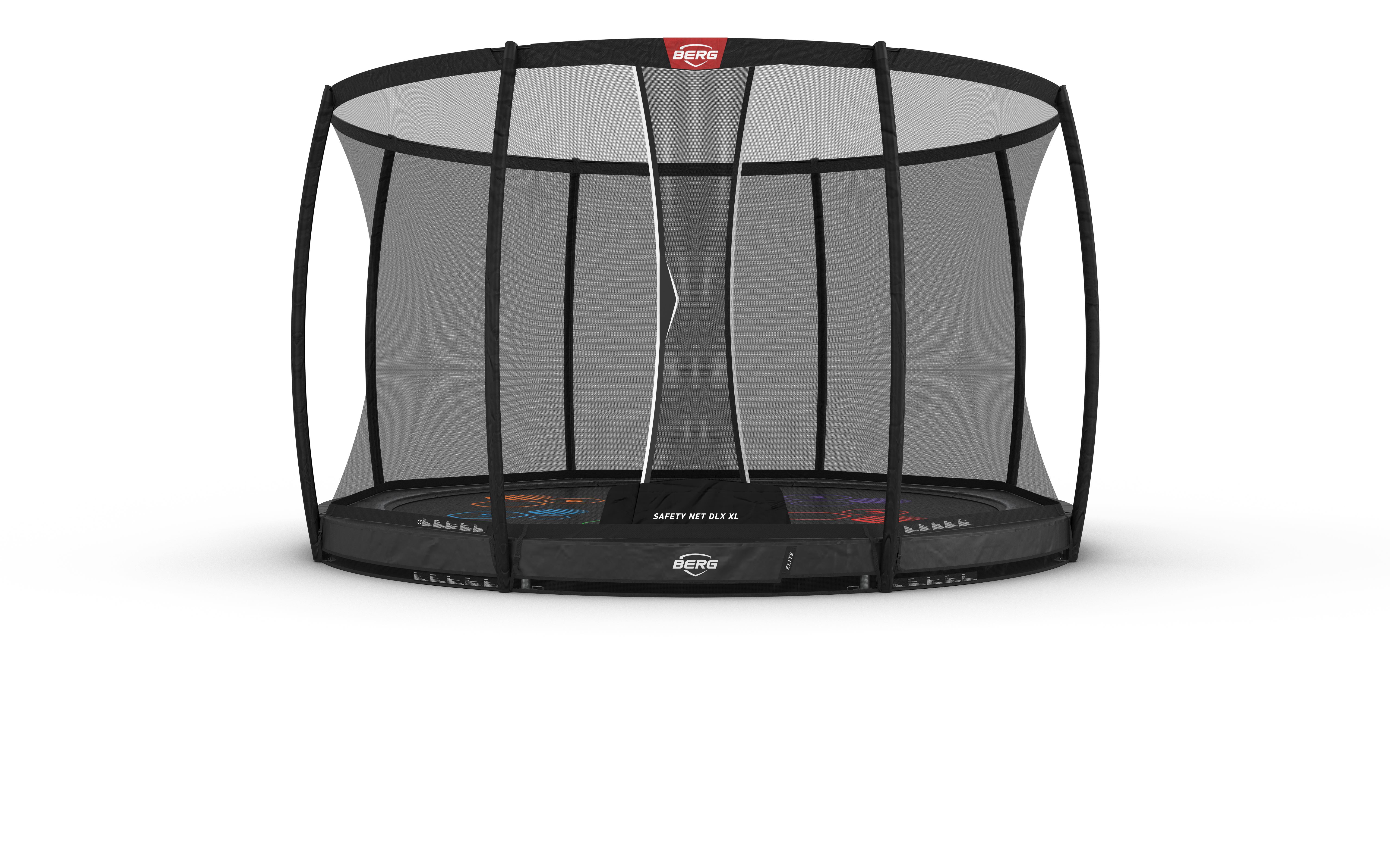 BERG Elite InGround 430 Grey Levels + Safety Net DLX XL