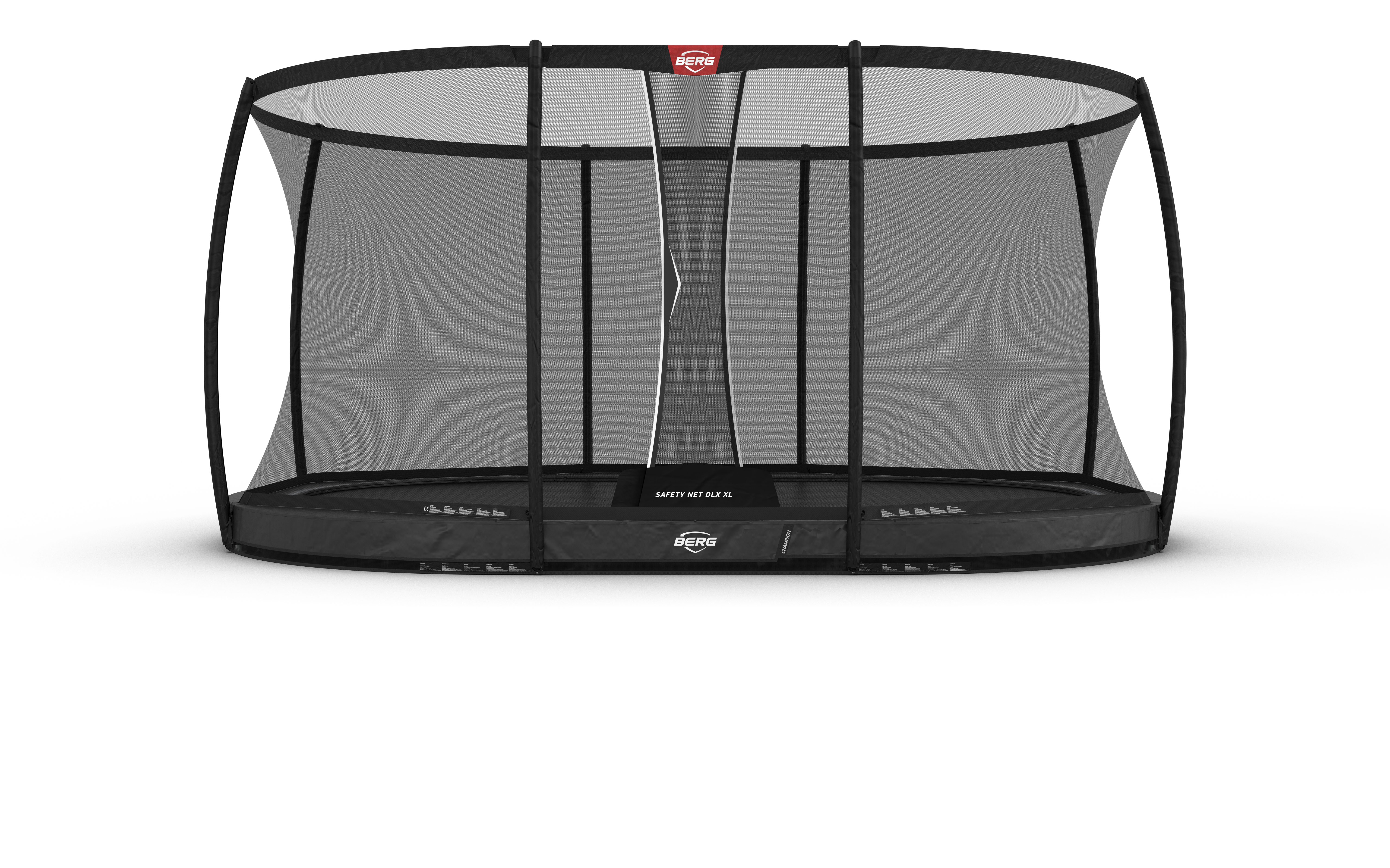 BERG Grand Champion InGround 520 Grey + Safety Net DLX XL