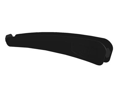 Bended strip chain guard black