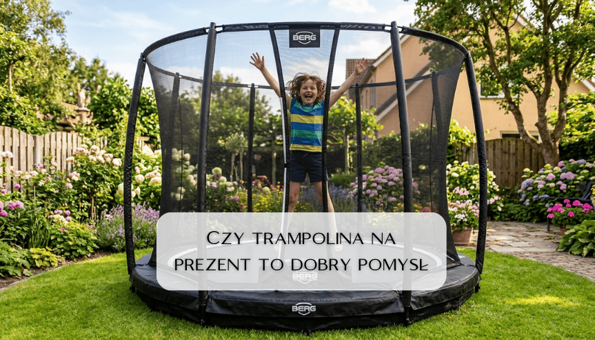 Czy trampolina to dobry prezent dla dziecka? Plusy, minusy i na jaką okazję ją wręczyć